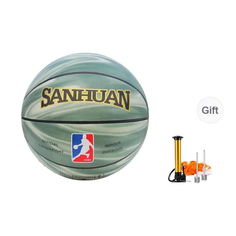 THREEHUAN PU Basketball Size 7 Training Unisex-12