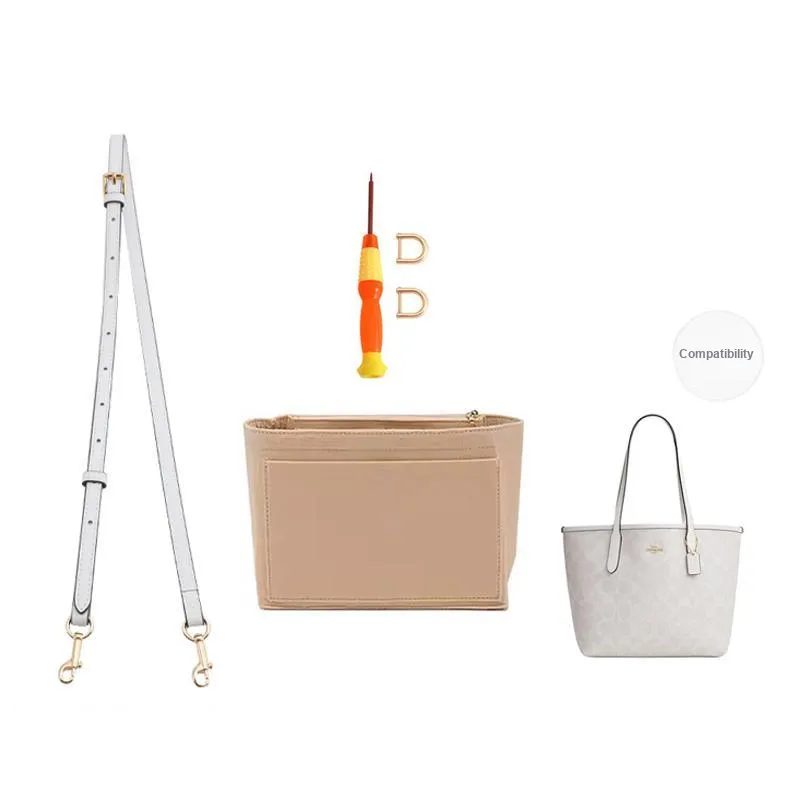 Microfiber Coach Tote Mini Crossbody Bag Liner Accessories Bag Strap Women
s Multicolor