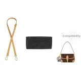Beeswax Cow Leather Shoulder Strap+Black DuPont Paper Liner
