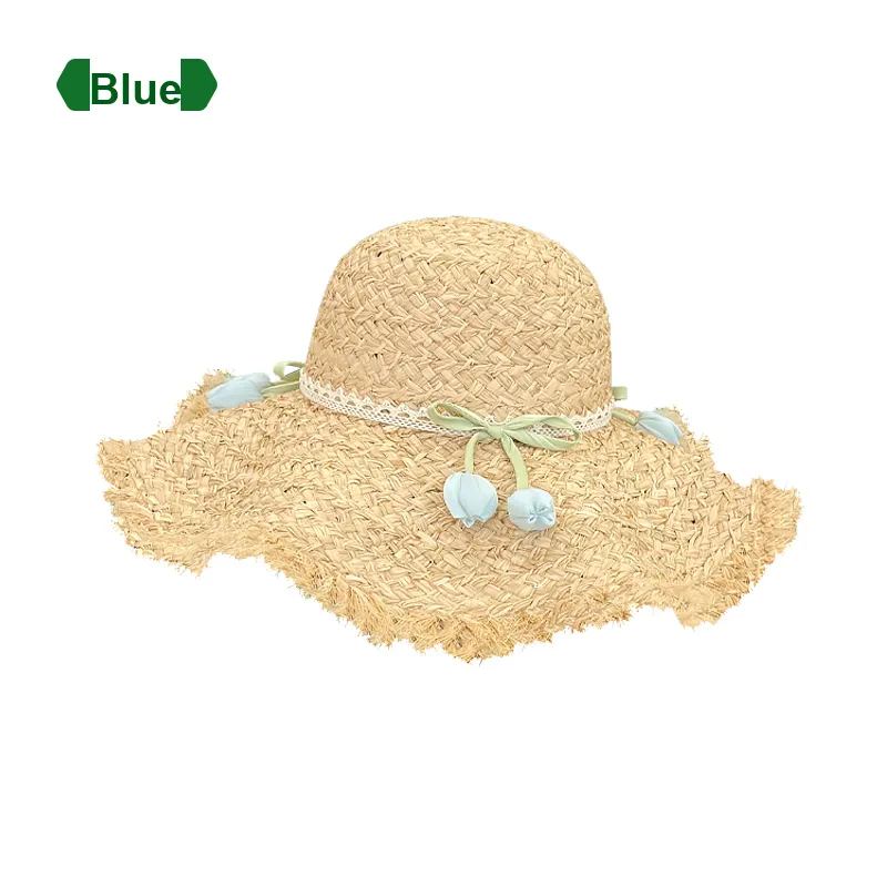 Mulinsen Straw Woven Bucket Hats Unisex-5