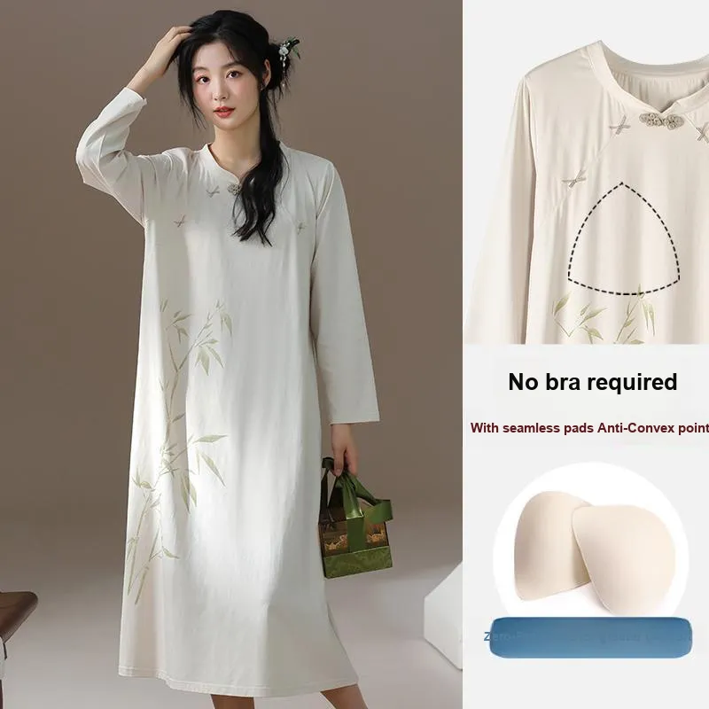Lan Miao Long Sleeved Dress Women's-3