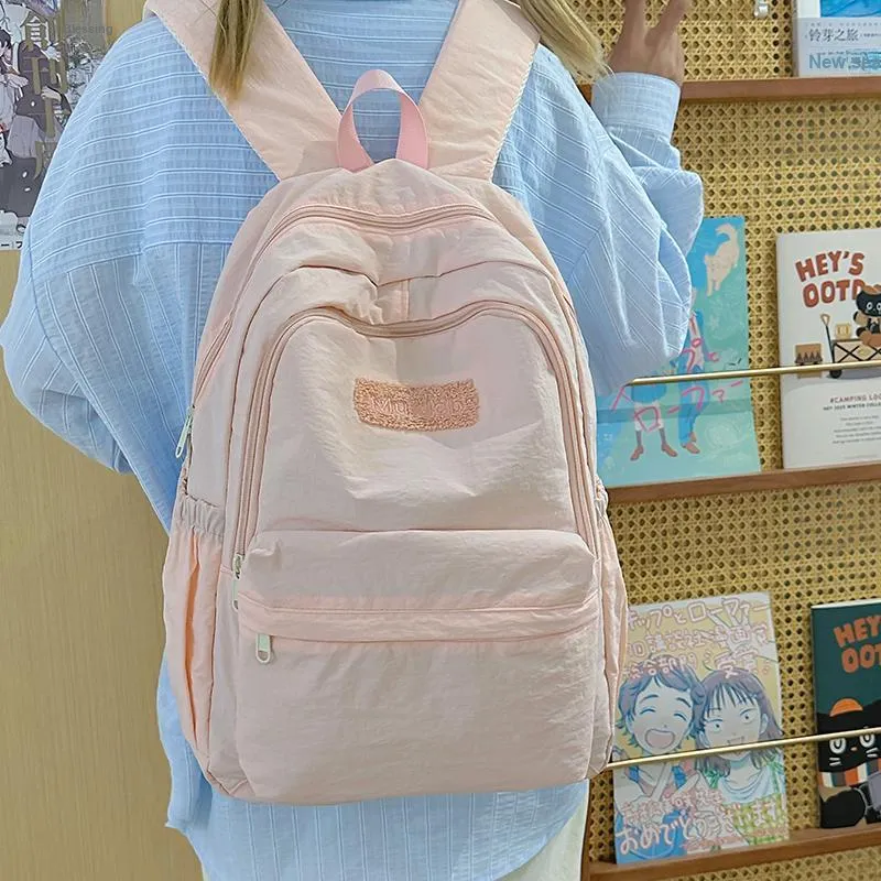 PAIBLOKS Polyester Backpack Unisex Multicolor-2