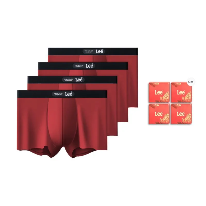 Lee Hui Guang II Generation Underpants Men's Gift Box Combination Black Tea-12