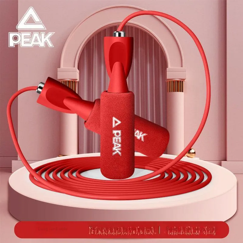 PEAK Aerobic Fat Reduction Non Countable Jump Ropes Fitness Crowd Handle Material Foam, Silicone 3m-19