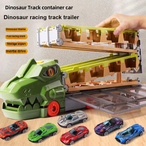 JOY FUER Динозавр Складной Хранение Transforming Launch Дорожка Car Парковка Дорожка Гонки Развивающие игрушки