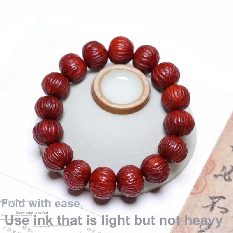 WUDE Monkey Head Walnut Bracelets Unisex-11