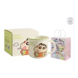 [Green Gift Bag]Crayon Shin-Chan Shiro Collection Straight Rim Cup