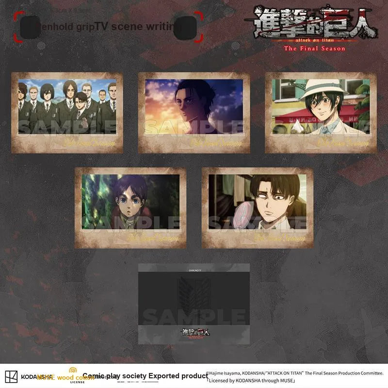 MUSE Comic Play Society Attack On Titan S4 The Final Season Eren Yeager Photo Scene TV Photo Cards-11