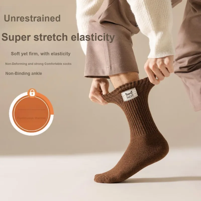 MIIOW Knee High Socks Unisex 4 Pack-3