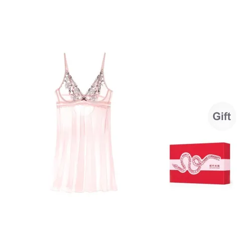 MISS CURIOSITY Nightgown Women's Gift Box Set Pink Eden