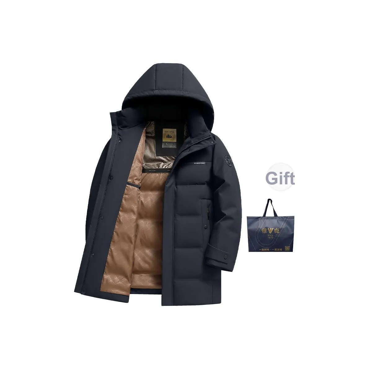 YALU 1972 Extreme Cold Коллекция Мужской пуховик