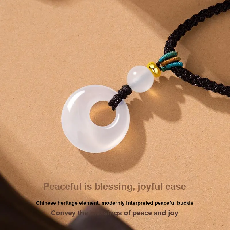 Branded Jewelry Natural Chalcedony Necklaces Women's-1