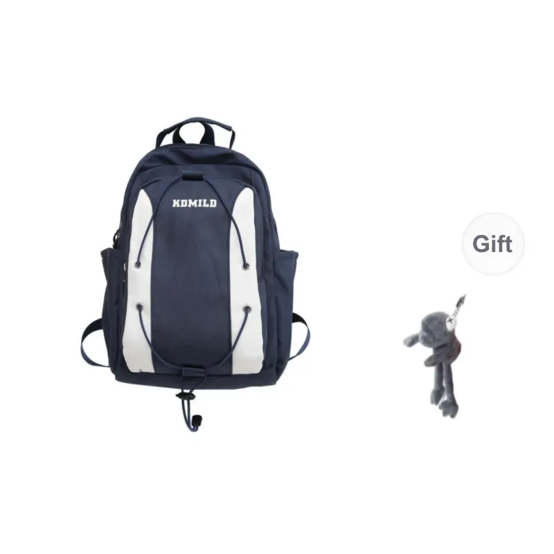 BRABOSTON Nylon Backpack Unisex Black/Navy Blue/Green/Dark Brown-5
