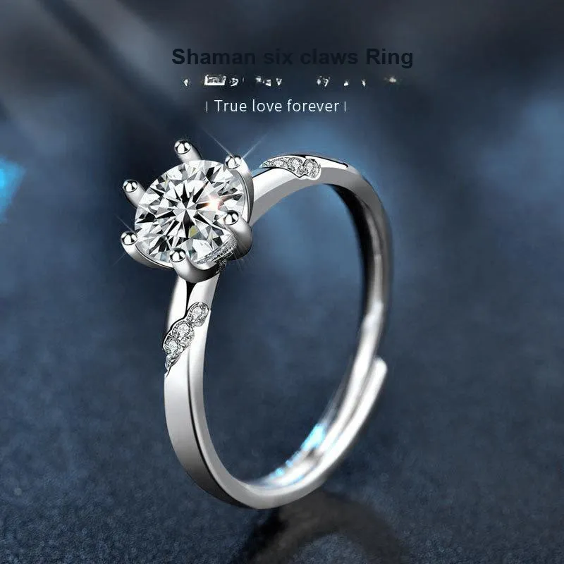 WUMZK 925 Sterling Silver Rings Unisex-1