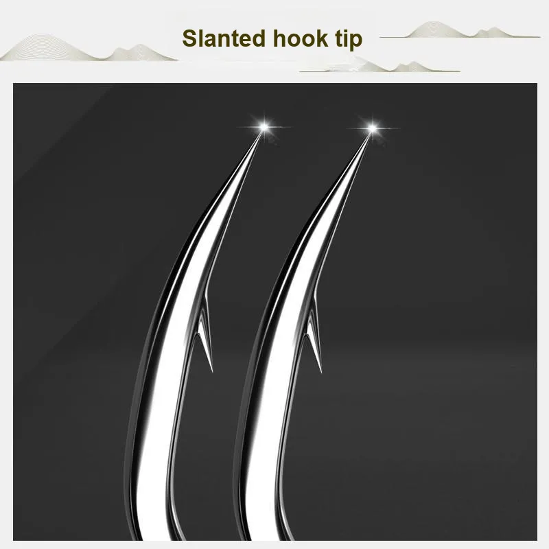 SIMAGO Fish Hook Black Pit Wild Fishing Grass Carp And Carp Unisex Barbed Hook-2
