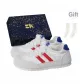 Beige Blue-Box-Includes Socks