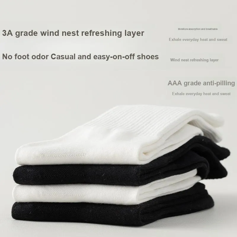 MIIOW Mid Calf Socks Unisex Combo Set-4