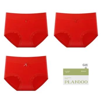 PLANDOO Underpants Women's Shopping Bag 3 Pack