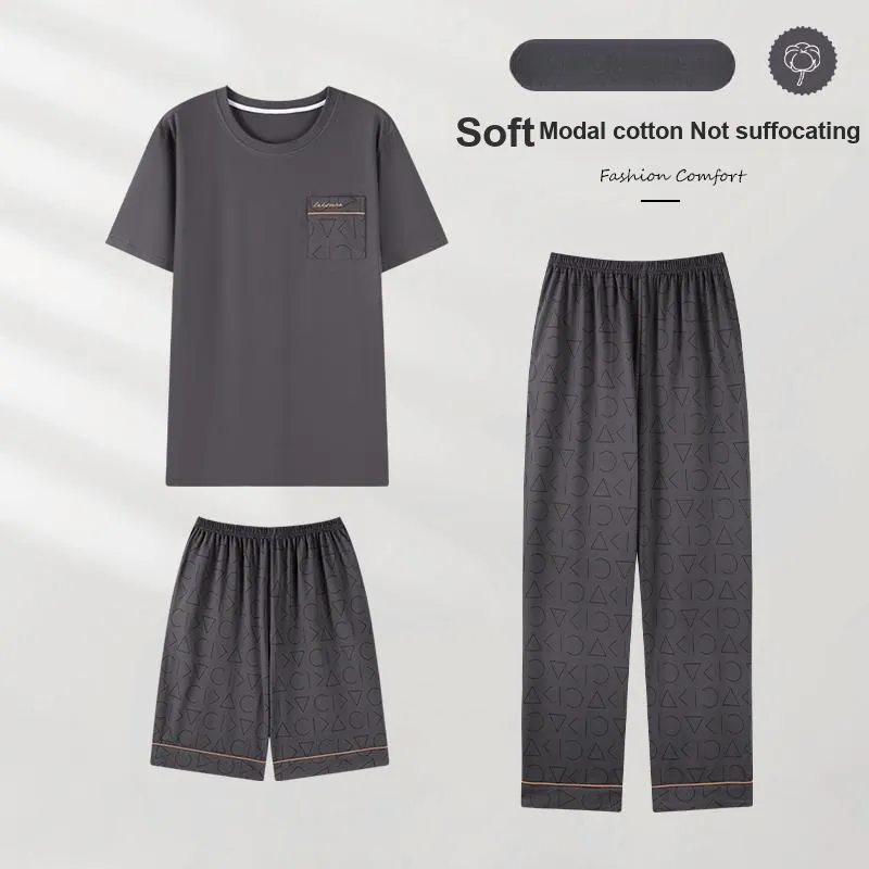 William Pajama Set Men's Image Color-1