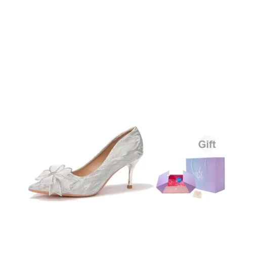 WOXXXN Низкий каблук Высокие каблуки Женские Набор в подарочной коробке