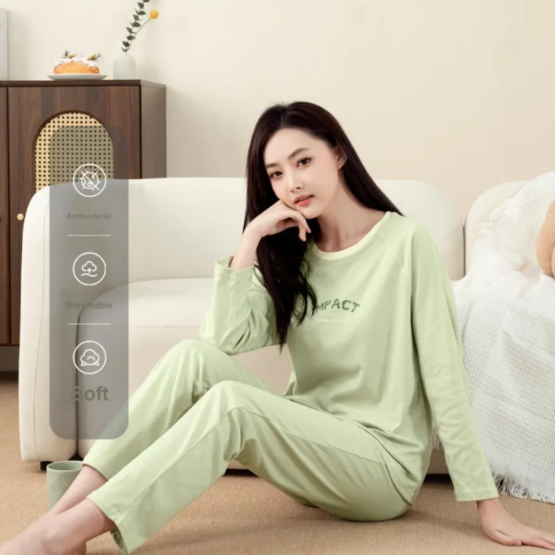 Aidai Pajama Set Women's Fresh Green-3
