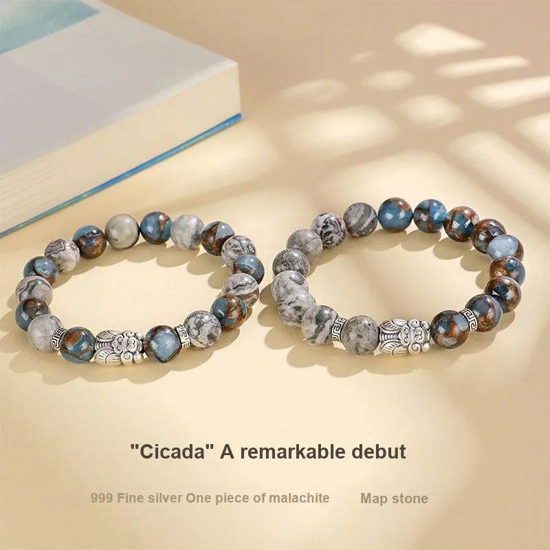 Master Kim Malachite Bracelets Unisex-1