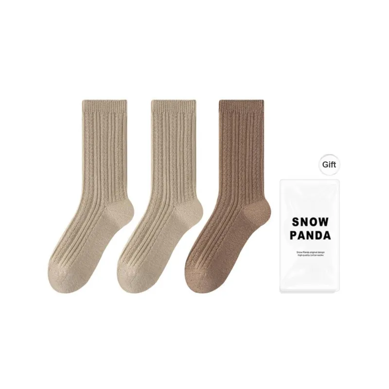 XXLLG Mid-Calf Socks Women's 3 Pack-9