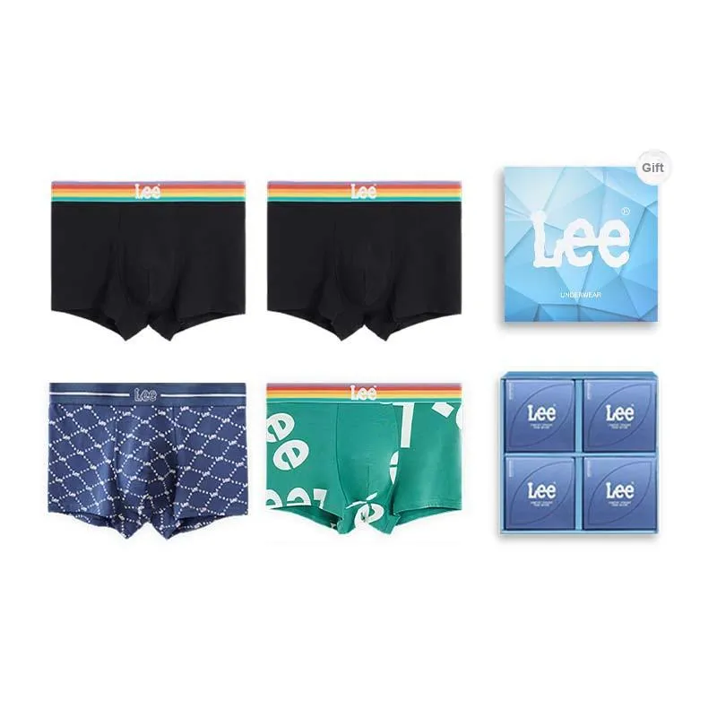 Lee Prism Color Two Underwear Gift Box Men's 4 Pack-4