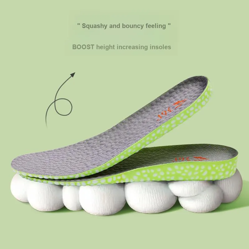 361° Etpu+Knitted Fabric Insoles Unisex Green Base With Light Gray Fabric-1