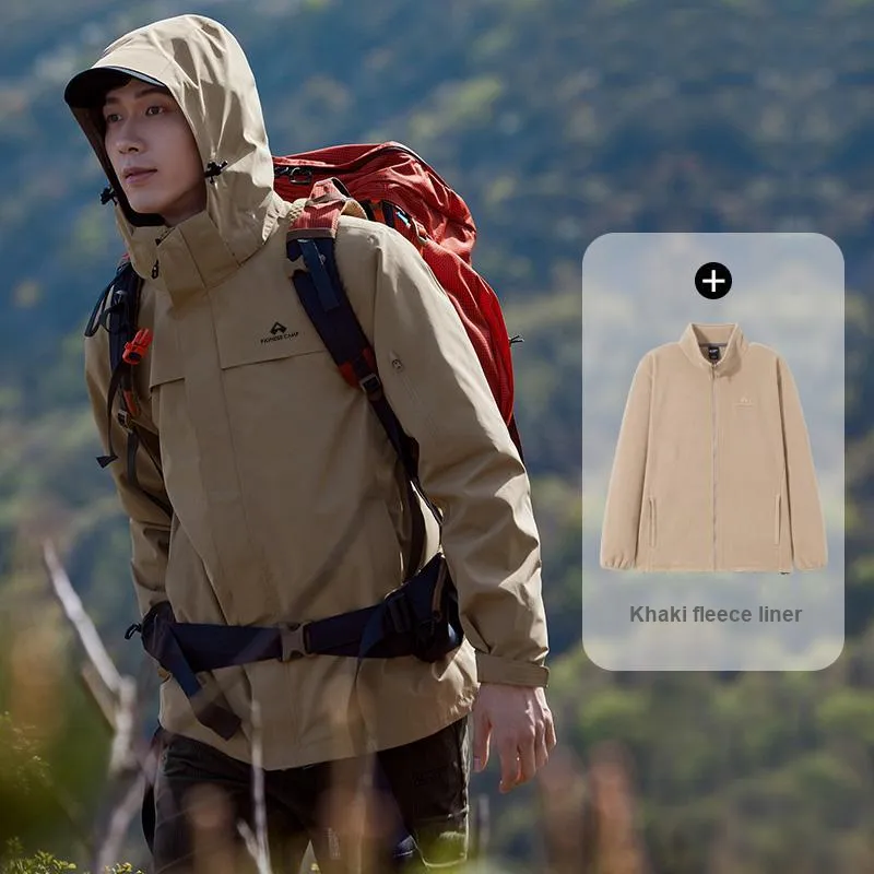 PIONEER CAMP Water-Resistant Windproof Breathable Wear-Resistant Warm Water-Repellent Windbreaker Jacket Unisex-39