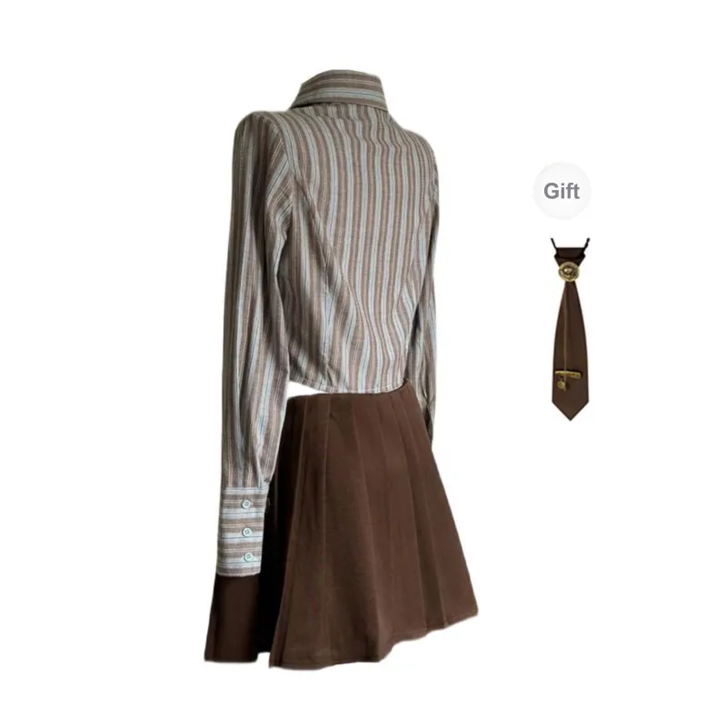 PAVEA Two Piece Skirt Sets Women's-1
