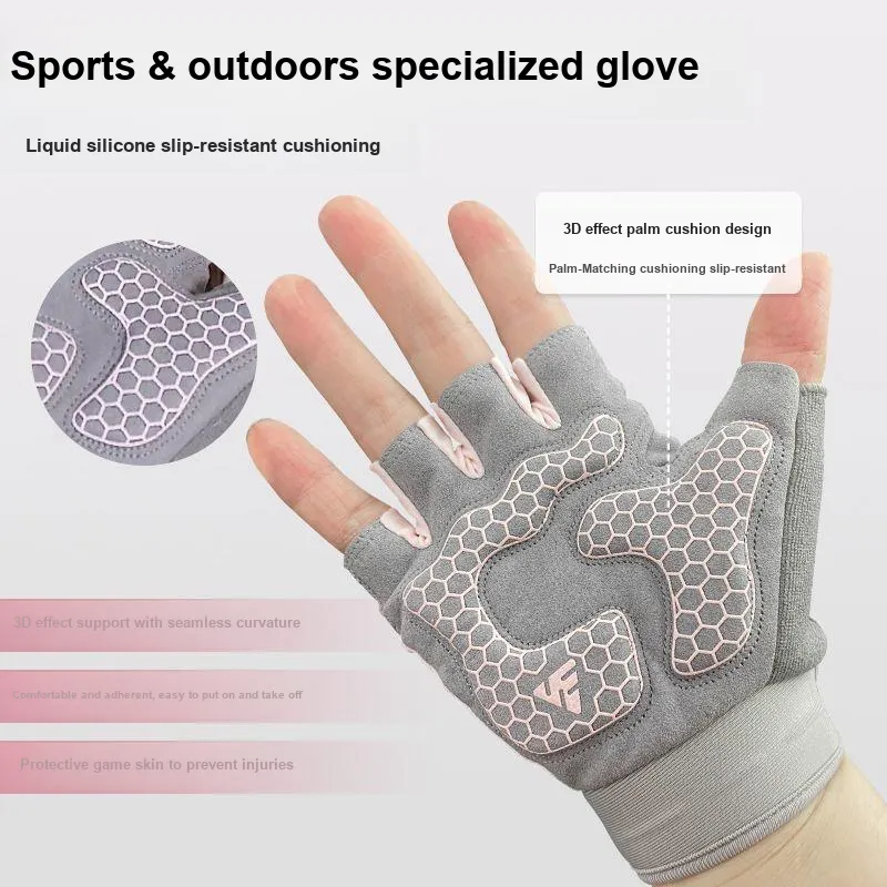 LEMONKID Polyester Fitness Gloves Unisex-4