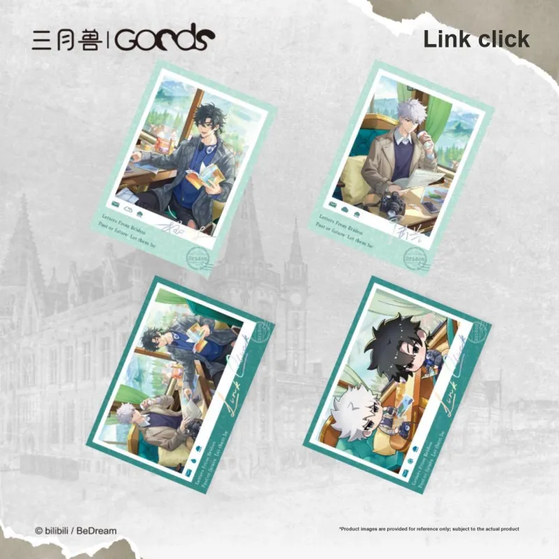 March·Monster Link Click, Animation, Yingdou Letters, Collection, Polaroid Photocard Photo Cards-2