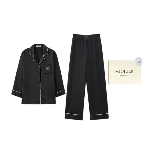 MIOJUER Пижамный комплект женский черный