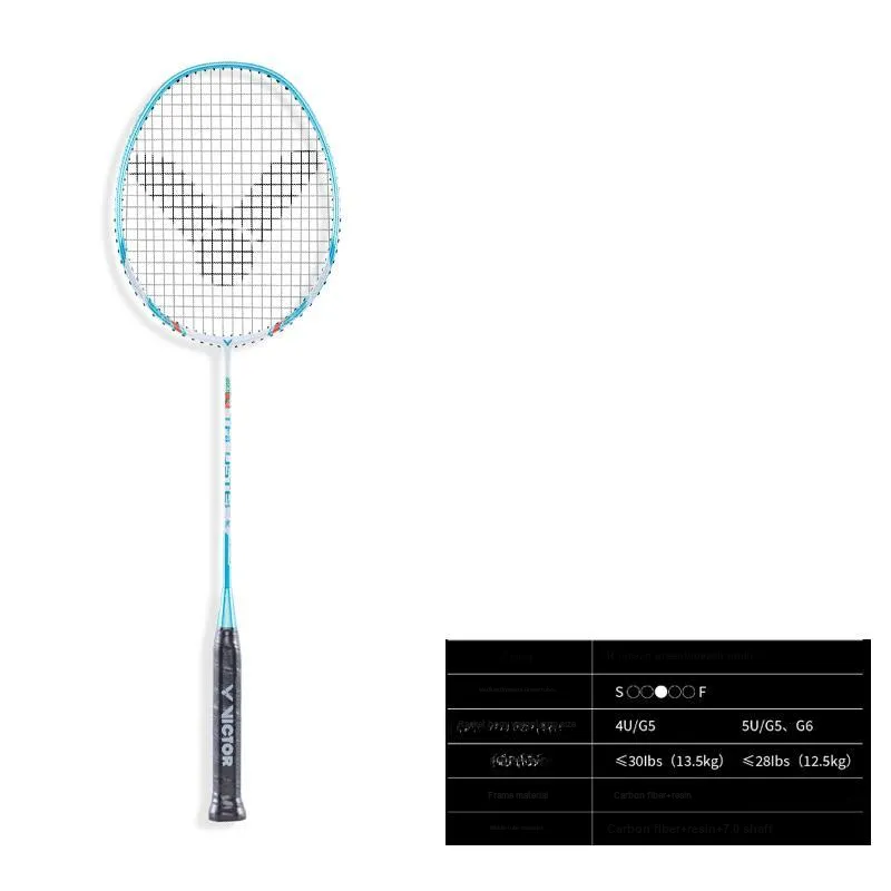 VICTOR Raid Collection TK 280 Badminton Rackets Offensive Hard Head Entry Level Unisex Single Grip Ocean Green-1