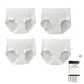 7A Antibacterial Lightweight Seamless[Leaf+Large Diamond+Leaf+Small Diamond]4-Pack Gift Box Set