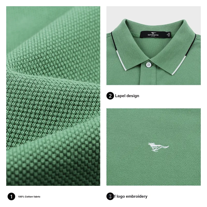 SEPTWOLVES Polo Shirts Unisex-22
