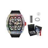 Space Box-Rainbow Black Strap