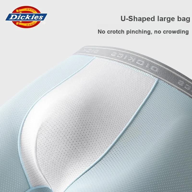 Dickies Underpants Men's Solid Color Comfortable And Breathable Skin Friendly Boxer 3 Pack Gift Box Set-9
