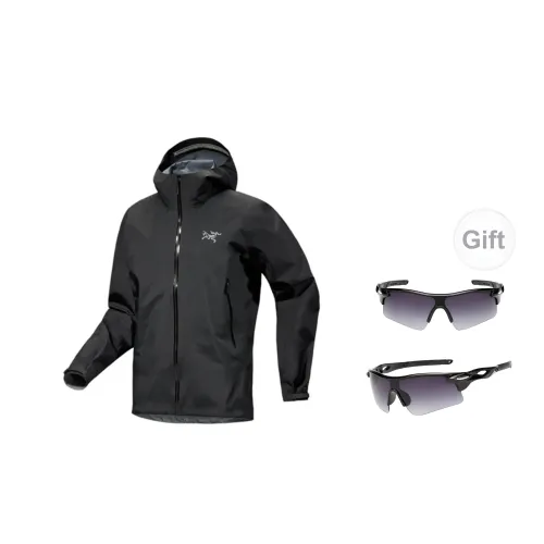 Arcteryx Beta Series Jackets Men Black + Glasses