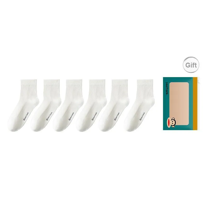 PAUL FRANK Mid Calf Socks Men's Box 6 Pack-42