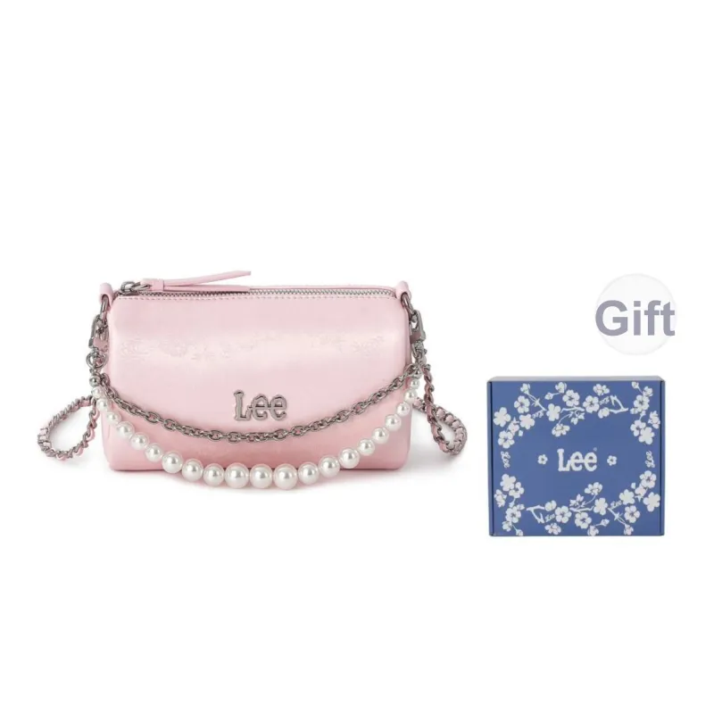 Lee PU Shoulder Bag Regular Women's Pink/Silver-0