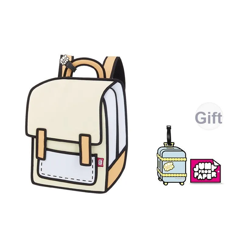 JumpFromPaper Backpacks Apricot