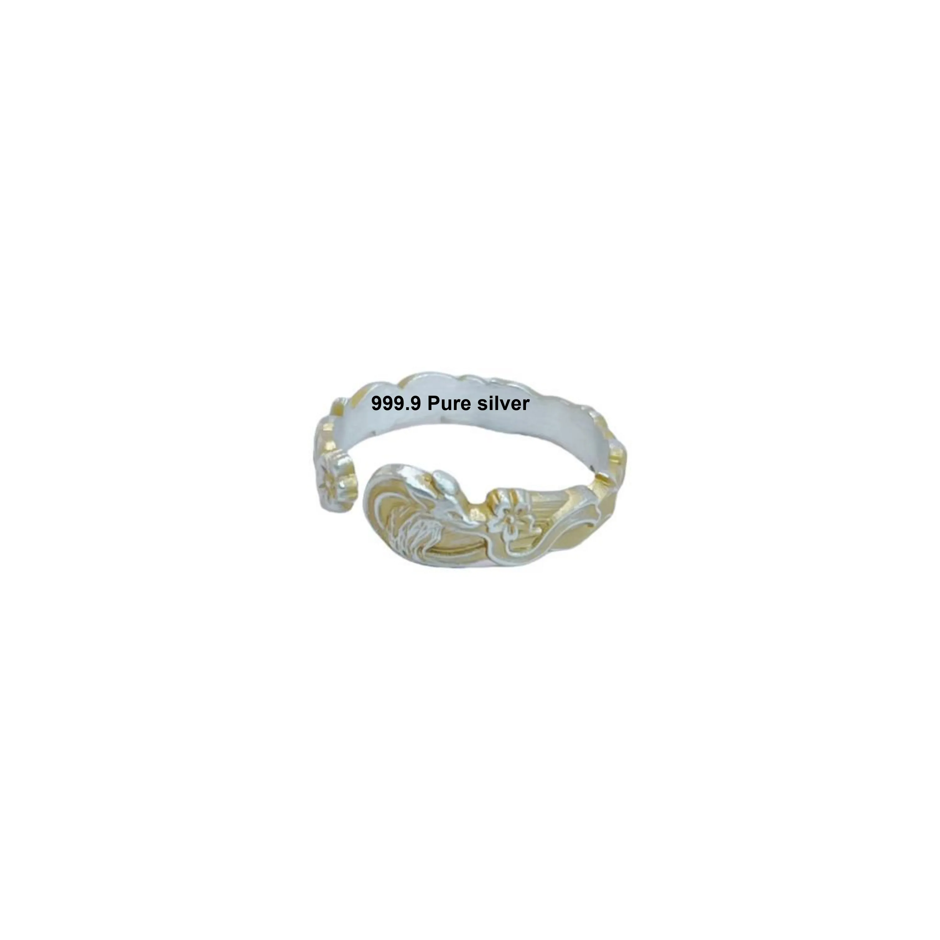 BKBU S999 Fine Silver Rings Unisex