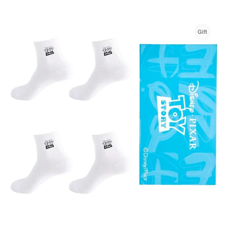 Disney Ankle Socks Unisex Box 4 Pack-2