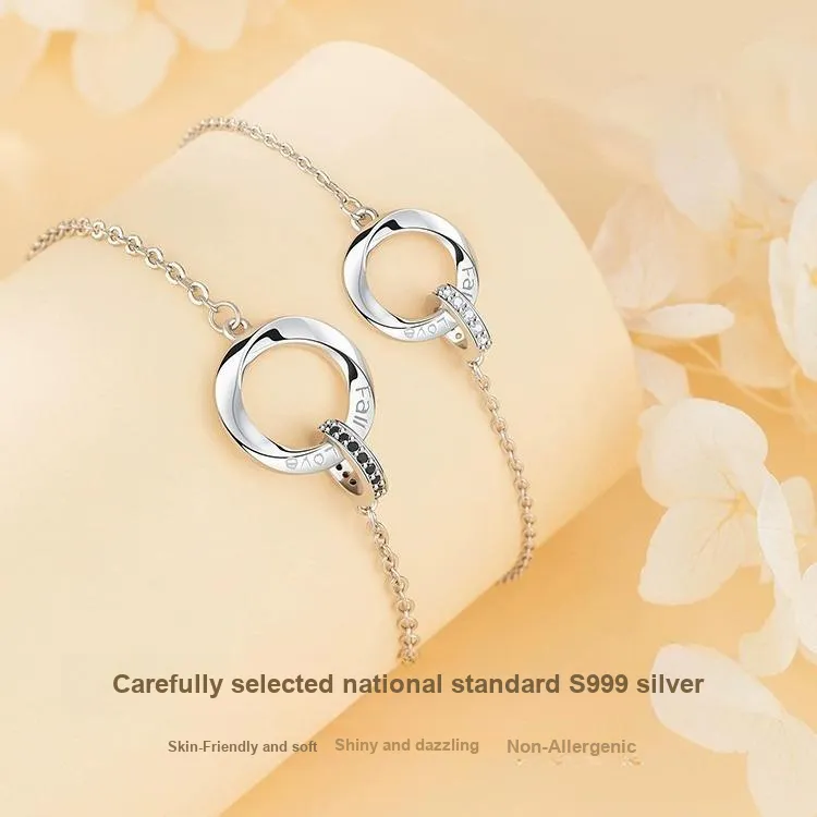 DAWO 999 Fine Silver Bracelets Unisex-2