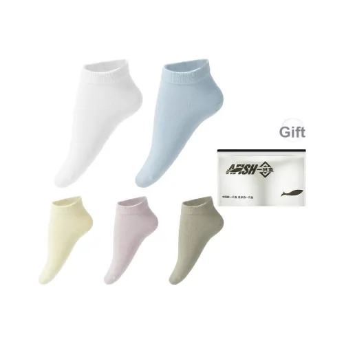 AFISH Низкие носки женские 5 пар сумка для покупок