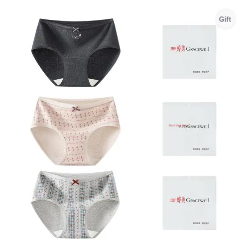 GRACEWELL Underpants Women's Shopping Bag 3 Pack