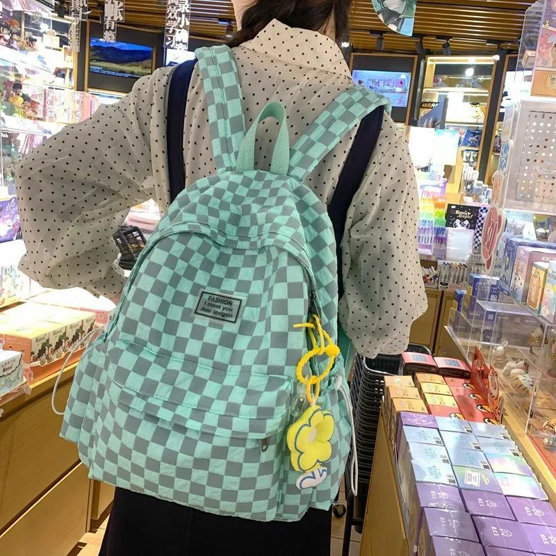O'ROTA Nylon Backpack Unisex Multicolor-3