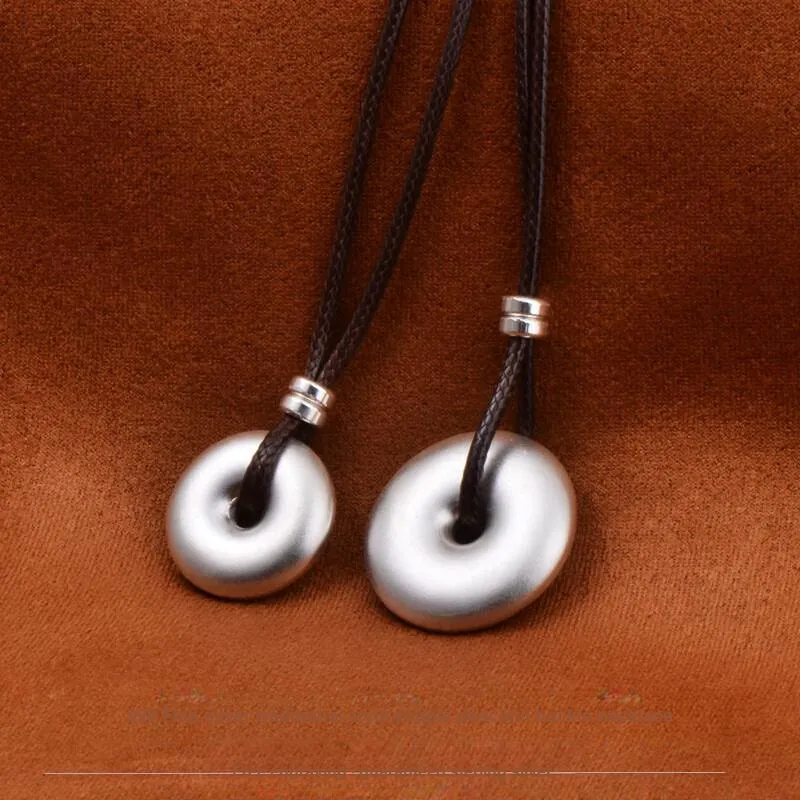 FUYUFU 999 Fine Silver Necklaces Unisex-2